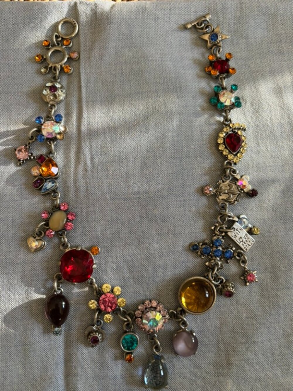 Otazu Silver Stone Necklace